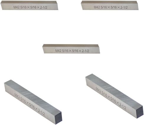 5 Pc - 5/16'' x 5/16'' x 2-1/2'' M42 Cobalt Steel Square Tool Bit Lathe Fly Cutter Mill Blank in Kuwait