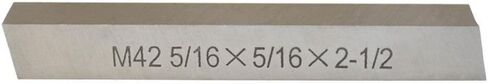 5 Pc - 5/16'' x 5/16'' x 2-1/2'' M42 Cobalt Steel Square Tool Bit Lathe Fly Cutter Mill Blank in Kuwait