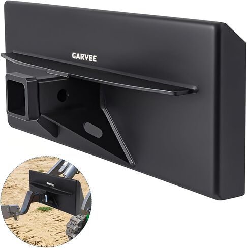 Garvee وصلة وصلة استقبال صغيرة سميكة مقاس 1/4 بوصة من Garvee، لوحة تثبيت على لوحة 2، وصلة استقبال لقطر خفيف الوزن، متوافق مع Toro Dingo Quick Tach، خيارات اللحام أو التثبيت، أسود in Kuwait