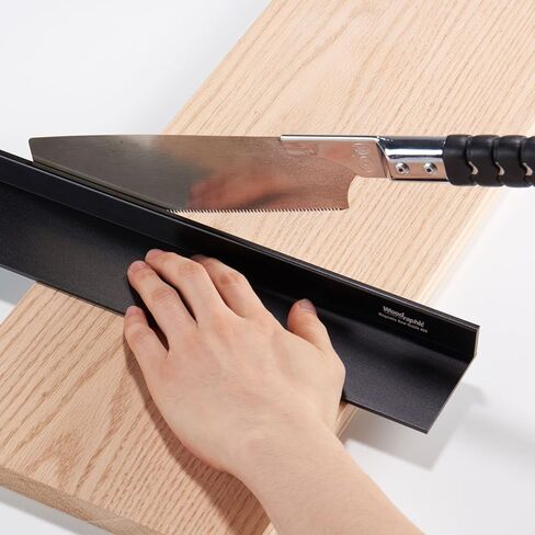 Magnetic Hand Saw Guide for Wood Cutting – 200mm Aluminium/UHMWPE/Silicone Skin Woodworking Tool – Ideal for Hand Saws, Wood Cutter, and Woodworking Projects in Kuwait