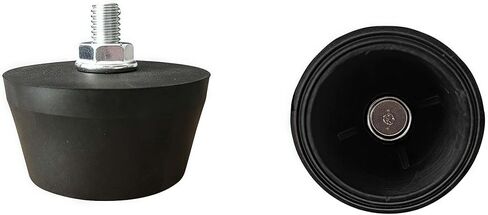 2 pieces of rubber foot pads for air compressors, shock-absorbing foot pads, and replacement parts for air compressor wheels (M8) in Kuwait