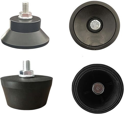 2 pieces of rubber foot pads for air compressors, shock-absorbing foot pads, and replacement parts for air compressor wheels (M8) in Kuwait