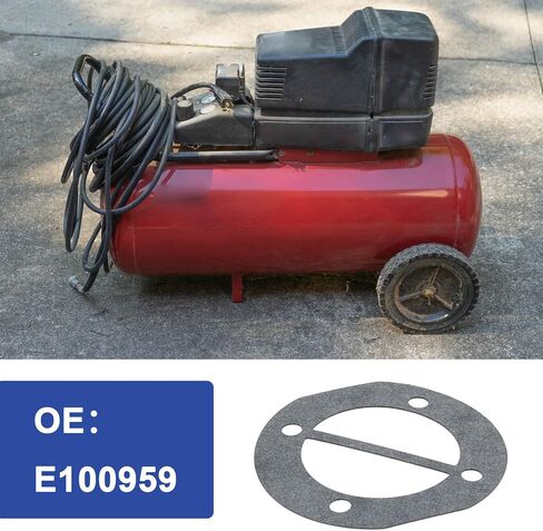 1 Set Air Compressor Gasket Kit E100959 2-9/16" Hole Center Distance Compatible with Sears Compatible with Craftsman 921.153101 in Kuwait