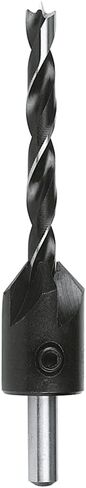 Fisch Countersink Wood Drill Combo – 1/4" / 6mm Brad Point Drill with Adjustable Countersink, Includes Hex Key, FSH-137047, Made in Austria in Kuwait