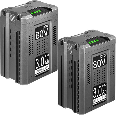 DTK 2 حزم بديلة لبطارية Greenworks 80V 3000mAh GBA80200 GBA80250 GBA80400 GBA80500 متوافقة مع أدوات الطاقة اللاسلكية in Kuwait