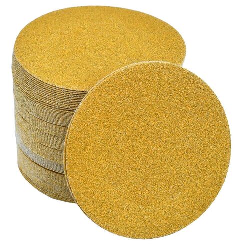 50 PCS 6-Inch Hook & Loop Sanding Discs Assorted Grit 80/150/240/320/600 – 10 Each, for Wood, Metal & Random Orbital Sander in Kuwait