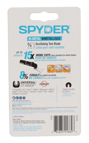 Spyder 3/8-Inch Universal Fit Bi-Metal Oscillating Blade for General Purpose Cuts (70036) in Kuwait