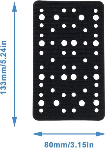 3 قطع من وسائد الواجهة مقاس 80 × 133 مم و54 فتحة متوافقة مع ماكينة الصنفرة Mirka in Kuwait