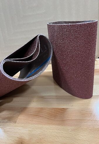 Generic 10 Pack-Clarke/American Sanders EZ8 8x19 Aluminum Oxide Sanding Belts 36 Grit in Kuwait