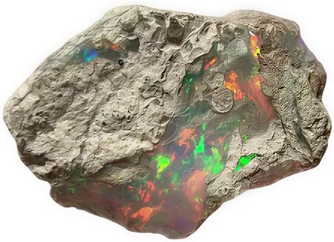 02.00Cts 100% A+ حجر العقيق الطبيعي الإثيوبي ويلو الوبال الخام والكريستال شهر أكتوبر وصنع المجوهرات الأحجار الكريمة ، ألترا فاير سترايكنج أوبال روك ، حجر مختار يدويًا، المقاس 09X14X03MM in Kuwait
