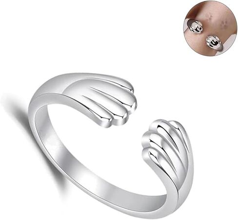Someki Cat Ring for Women Cat Claw Embrace Imprint Hug Rings Open Adjustable Cute Animal Ring for Women Trendy Jewelry Birthday Gifts in Saudi Arabia