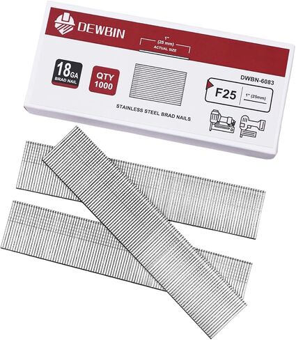 18 Gauge Stainless Steel Brad Nails, 1000 Counts 2-Inch 18GA Brad Nails, Nail Gun Nails for Pneumatic, Electric Brad Nailer Gun in Saudi Arabia
