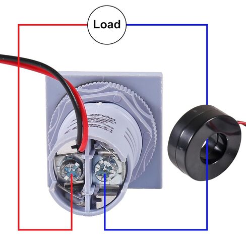 3PCS AC Current Voltage Amperage Power Energy Panel Meter LCD Digital Display Ammeter Voltmeter Multimeter with CT AC 60-500V 0-100A 20-75 Hz Multi-Function Power Monitor in Saudi Arabia