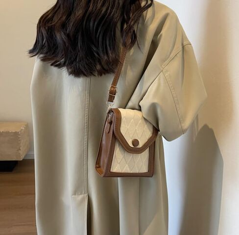 French Style Crossbody Bag Women Elegant Shoulder Purse Small Handbag Simple Fashion Daily Tote in Saudi Arabia