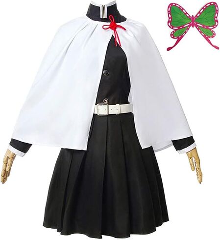 Tkieio Kochou Cosplay Costume Kochou Outfit Cosplay Kimono Outfit Uniform Costume Role Play Full Set in Saudi Arabia