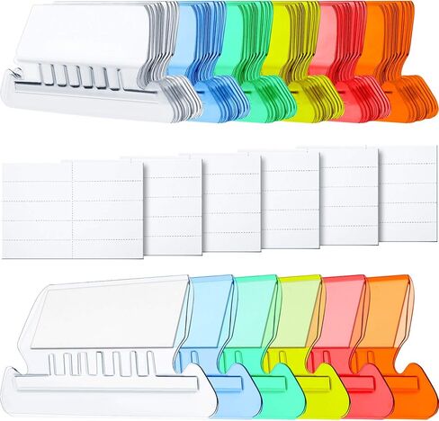 Hanging Folder Tabs and Inserts for Back to School Organize and Distinguish Hanging Files, 2 Inch, Clear to Read in Saudi Arabia