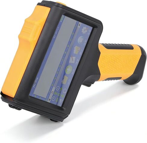 مسدس طابعة نفث الحبر المحمولة من Zunate، 12.7 مم 600 نقطة في البوصة بلوتوث مع شاشة لمس LED 4.3 بوصة، لرموز أرقام النص QR، قابس الولايات المتحدة AC110-240V in Kuwait