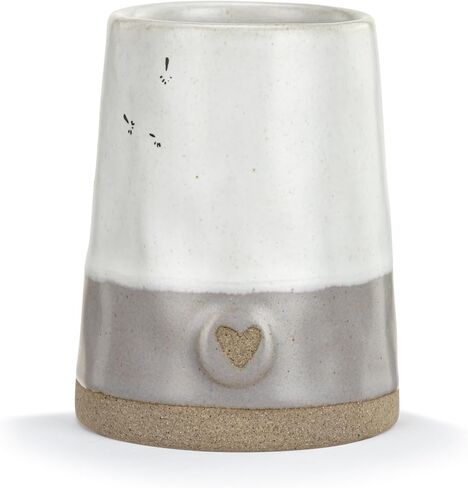 DEMDACO Picked with Love Vase for Fresh or Artificial Flowers 2 x 3 Inch Ceramic Stoneware Friendship in Saudi Arabia