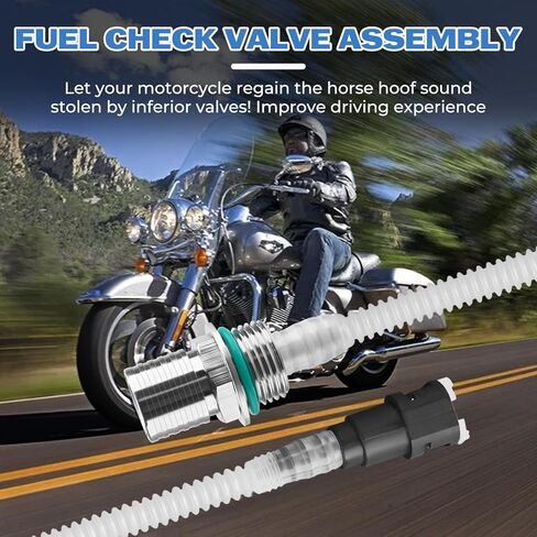 جزء صمام فحص الوقود من JERBOR EFI لعام 2003-2007 Harley Toring Road King Road Glide Street Glide Electra Glide، خرطوم خط وقود خزان الغاز المتين لملحقات Harley FLHR FLTR FLHX FLHT in Saudi Arabia