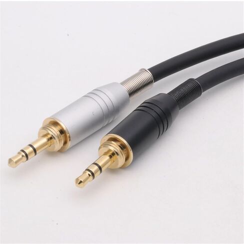 10Pcs/lot 3.5mm Jack 3 Poles Stereo Male Plug Soldering Wire Connector with Spring Aluminum Tube Screw-in 3.5mm Stereo Connector(10 Black) in Saudi Arabia
