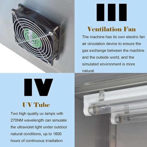 INTSUPERMAI UV Light Simulation Accelerated UV Test Chamber for Rubber and Plastic Testing Machine 110V in Saudi Arabia