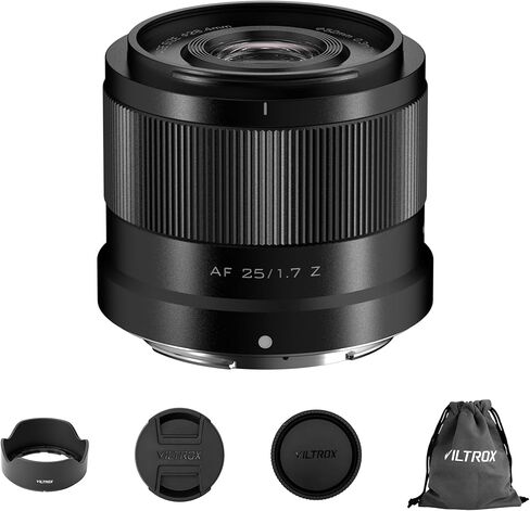 عدسة VILTROX AF 25 مم F1.7 Z لكاميرات Nikon Z Mount، عدسة STM ذات التركيز التلقائي واسعة الزاوية مع فتحة كبيرة لـ Z5 Z6 Z6II Z7 Z7II Z8 Z9 ZF ZFC Z30 Z50، تصميم خفيف الوزن وصغير الحجم in Saudi Arabia