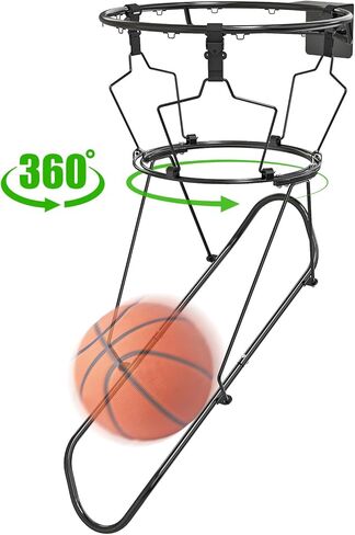 KingDolly 360° Swivel Track Basketball Return Attachment, Basketball Rebounder with 3 Anti-Slip Buckles, Ball Return for Basketball Hoop for Solo Practice, Shooting Training Indoor/Outdoor in Saudi Arabia