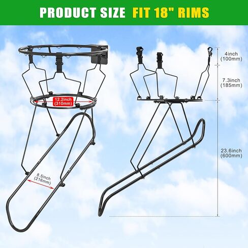 KingDolly 360° Swivel Track Basketball Return Attachment, Basketball Rebounder with 3 Anti-Slip Buckles, Ball Return for Basketball Hoop for Solo Practice, Shooting Training Indoor/Outdoor in Saudi Arabia