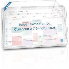 واقي شاشة غير لامع من BoomBa مكون من قطعتين لتقويم Skylight Calendar 2 (15 بوصة)، طبقة واقية مضادة للوهج، مضادة لبصمات الأصابع، ملحقات لتقويم Skylight Calendar 15 بوصة 2026 in Kuwait