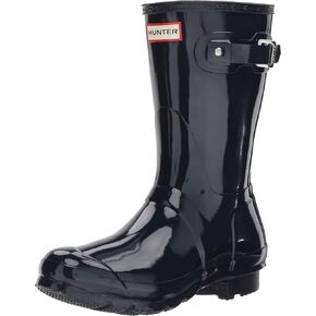 Hunter Women's Original Short Gloss Rain Boot ، الوردي المتوسط ​​، 9 in Saudi Arabia