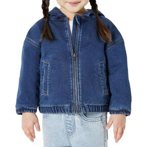 Amazon Essentials Unisex Babies' Soft Stretch Regular-Fit Denim Jacket with Hood in Kuwait