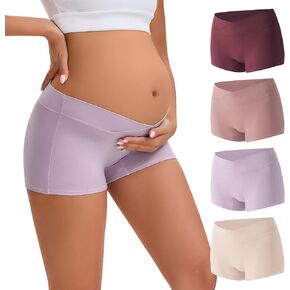 ملابس داخلية نسائية من INNERSY مصنوعة من القطن تحت الصدمات والحمل بعد الولادة سراويل داخلية قصيرة مكونة من 4 قطع in Kuwait