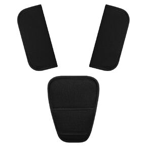 Accmor Car Seat Straps Shoulder Pads Suit for Baby Kids, Car Seat Strap Covers, Hip Support, Car Seat Strap Pads, Soft Seat Belt Covers for All Car Seats, Pushchair, Stroller, Black in Kuwait