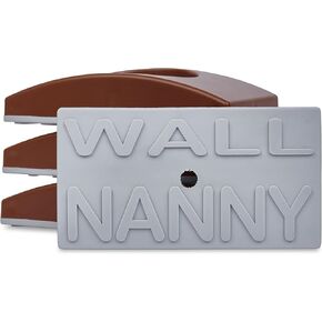 Wall Nanny - Baby Gate Wall Protector (Made in USA) Protects Walls and Doorways from Pet Gates - for Pressure Mounted Indoor Safety Baby Gates - White in Kuwait