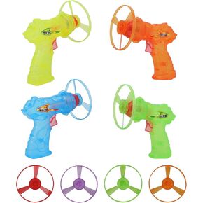 4 Pack Launching Toy Flying Disc Shooters for Kids Cyclone Gyro Launcher Flying Saucer Ejection Flying Disk Spinning Top Toy Indoor & Outside Play for Kids Ages 5+,Cat Propellers in Kuwait