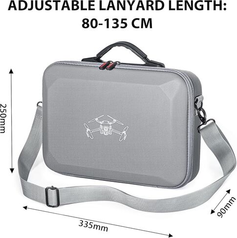 DJI Carrying Case for Neo Fly More Combo, Hard EVA Protective Storage Bag NEO Drone, Remote Controller, 3 Batteries & Accessories, Waterproof Travel Case in Saudi Arabia