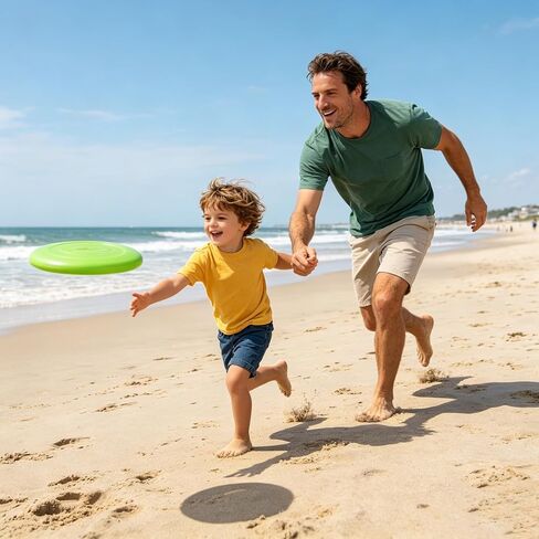 ألعاب Sand Beach ، Jumbo 8 "ألعاب Flying Disc للبالغين ، لعبة قرص ساحة رياضية لإكسسوارات الشاطئ في الهواء الطلق ، الفناء الخلفي ، العشب ، الحديقة ، Flying Ring Gift Girls ، Stocking Stocker (8 Pack) in Kuwait