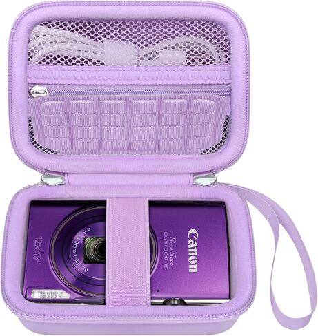 حقيبة حمل Elonbo لكاميرا KODAK PIXPRO C1 الرقمية التكبير الصديقة، KODAK C1 Compact HD Video Vlogging حقيبة حماية للتخزين الصلب أثناء السفر، جيب شبكي يناسب الكابل، أسود in Kuwait
