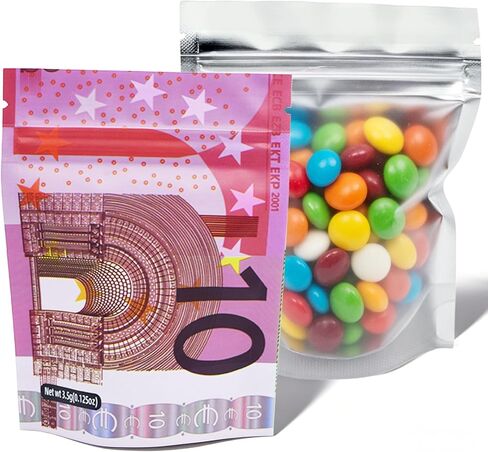 Self Sealing Bag, Resealable Storage Bag, with Built-in Zipper Storage Bag, 3.93x4.72 Inches, Mixed Color (100) in Saudi Arabia