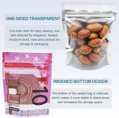 Self Sealing Bag, Resealable Storage Bag, with Built-in Zipper Storage Bag, 3.93x4.72 Inches, Mixed Color (100) in Saudi Arabia