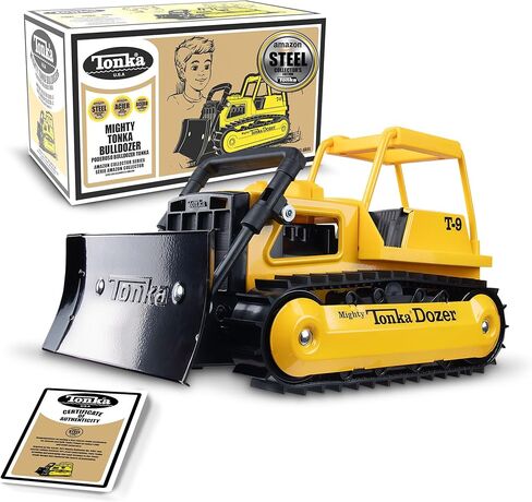Tonka Retro Mighty Dump Truck - Collector's Edition - Made with 2X More Steel, Kids Construction Toy, Metal Truck, Toy Truck for Boys and Girls, Kids, Toddlers, Ages 3+ in Saudi Arabia