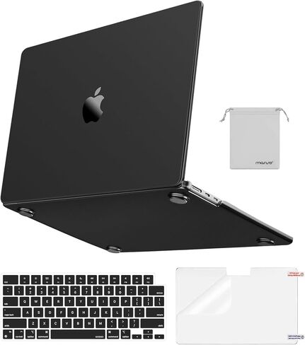 Moseso متوافق مع MacBook Air Case 13 بوصة 2025 2024 2023 2022 M4 A3240 M3 A3113 M2 A2681 ، غلاف مفاتيح أصلي مريح للغاية وغطاء لوحة مفاتيح ملونة مطابقة ، in Kuwait