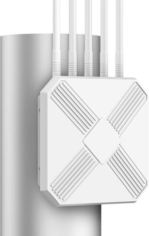 موسع واي فاي AC1200 A17-2.4G/5G مكرر، تغطية 8470 قدم مربع، أوضاع مزدوجة، منفذ إيثرنت للألعاب/البث in Kuwait