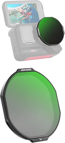 NEEWER Filter Set Compatible with Insta360 Ace Pro 2 US Version Only (Octagonal Lens Shape), ND8/16/32/PL, Snap On Neutral Density Polarizer Filter Action Camera Accessories, FL-C78 | For Octagonal Lens Shape, ND8/16/32/PL, Snap On, Neutral Density Polari in Saudi Arabia