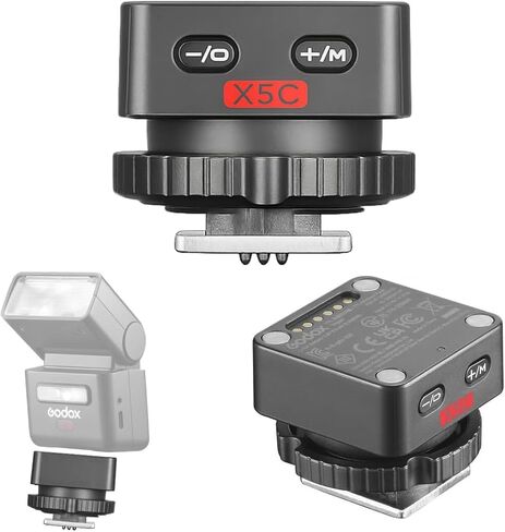 مشغل فلاش Godox X5S X5 S TTL اللاسلكي لسوني، GODOX X5-S لـ IT32 Mini TTL Flash، Hotshoe & Trigger في واحد، تصميم مغناطيسي مرن، اتصال لاسلكي فوري بدون إقران يدوي in Saudi Arabia