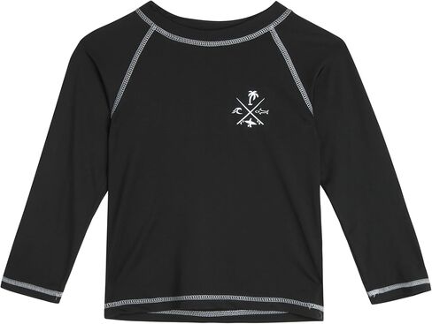 قميص Rash Guard للأولاد من Quad Seven - قميص سباحة بأكمام طويلة (الحجم: 2T-4T) in Kuwait