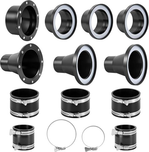 4" Magnetic Dust Collection Fittings for Dust Collectors Woodwork Shop Vacuum Hose, Magnetic Dust Collection Starter Kit, Quickly Connect Hose to Hookup Drum Sander Jointer Planer in Saudi Arabia