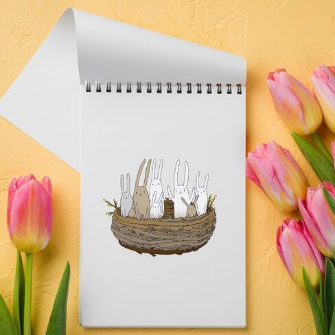 Steaster Bunny Clear Clear Stamps لصنع البطاقات ، زهور حيوانات Rose Rose Rapber Spring Rabbit Silicone Stamp Seal For Easter Spring DIY Scrapbooking Photo Supplies Supplies in Kuwait