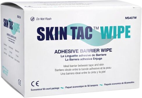 Torbot IM074407W314832 Group Inc Skin Tac"H" Adhesive Barrier Prep Wipe, Liquid Form, Latex-Free, Hypo-allergenic (Box of 50 Each), 1 Pack in Saudi Arabia