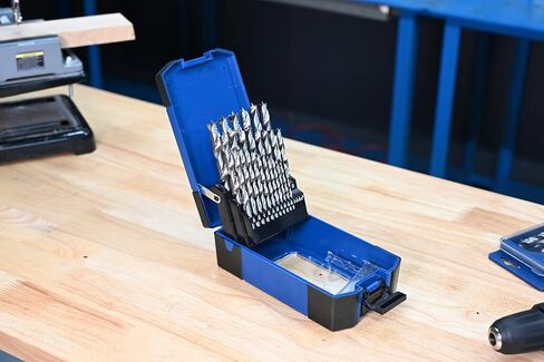 Century Drill & Tool ، 37280 ، 25 PC Set ، HSS Brad Point ، بتات الحفر ، أدوات الخشب الممل in Saudi Arabia
